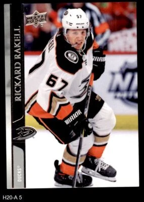 2020 Upper Deck #5 Rickard Rakell Ducks 8 - NM/MT - Image 1 of 2