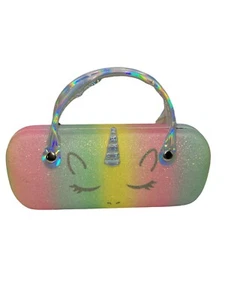 Girls Glitter Unicorn Sunglasses/ Eyeglass Case Set - Picture 1 of 6