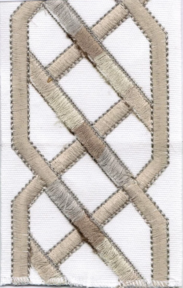 Tahoe 4" Cinta Bordada Bordada Ribete (Muchos Colores Disponibles) Foto 1 de 1