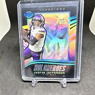2023 Illusions Justin Jefferson Holo Heroes Case Hit SSP  Vikings MINT