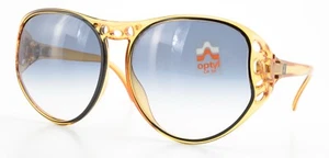 Gafas de sol para mujer PLAYBOY by OPTYL Vintage años 70 4543 11 gran tamaño degradado redondo L - Imagen 1 de 9