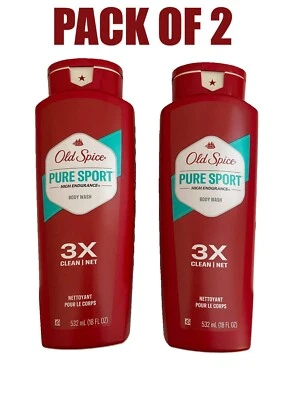 2-Pack Body Wash – Pure Sport Scent – High Endurance – 18 fl oz Each – Sealed - Image 1 of 2