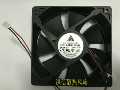 Original DELTA AFB1212VH DC12V 0.60A 12CM 120*25MM 12025 fan 2pin - Image 1 of 2