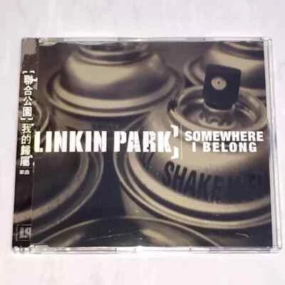 Linkin Park 2003 Somewhere I Belong Taiwan OBI 3-TRK CD Single with Promo Insert - Image 1 of 4