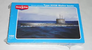 Barcos Walter submarino alemán tipo XVIIB Micro Mir 350-018 1/350 - Imagen 1 de 1