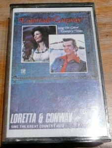 Loretta & Conway Sing The Great Country Hits Cassette Tape - Picture 1 of 3