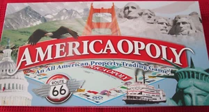 AMERICA OPOLY, USA Travel-Themed Monopoly Board Game - Picture 1 of 7