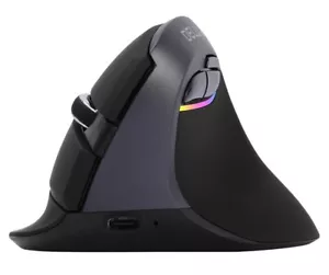 DeLUX Wireless Vertical Mouse, Small Silent Ergonomic Mouse with BT 5.0 and USB - Picture 1 of 9