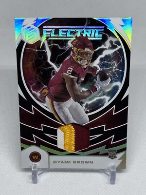 Dyami Brown 2021 Panini Elements Electric RC 3 Color Patch Relic 38/47 NASTY!  - Image 1 of 2