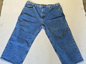 Pantalones de mezclilla Kirkland Signature para hombre azules talla 42x30 100 % algodón 5 bolsillos cremallera fl - Imagen 1 de 9