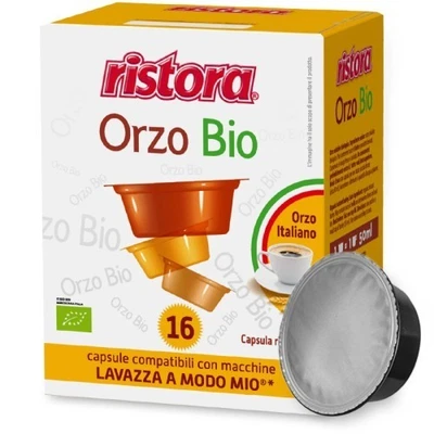 192 capsule Ristora Compatibili Lavazza A Modo Mio Orzo Biologico solubile