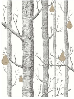 Papel pintado 3 rollos Woods and Pears Lee Jofa Cole and Son, color bronce Foto 1 de 4