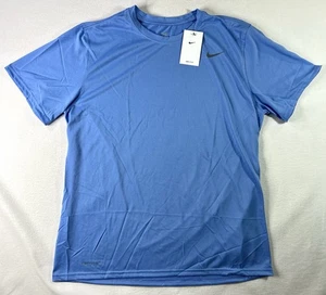 Nike Legend Tee Short Sleeve T Shirt Valor Blue 727982-448 Fitness Mens XL New - Picture 1 of 10