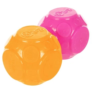2-Pack Silent Squeak Ball Dog Toy Set, for Light to Moderate Chewers - Orange... - Foto 1 di 6