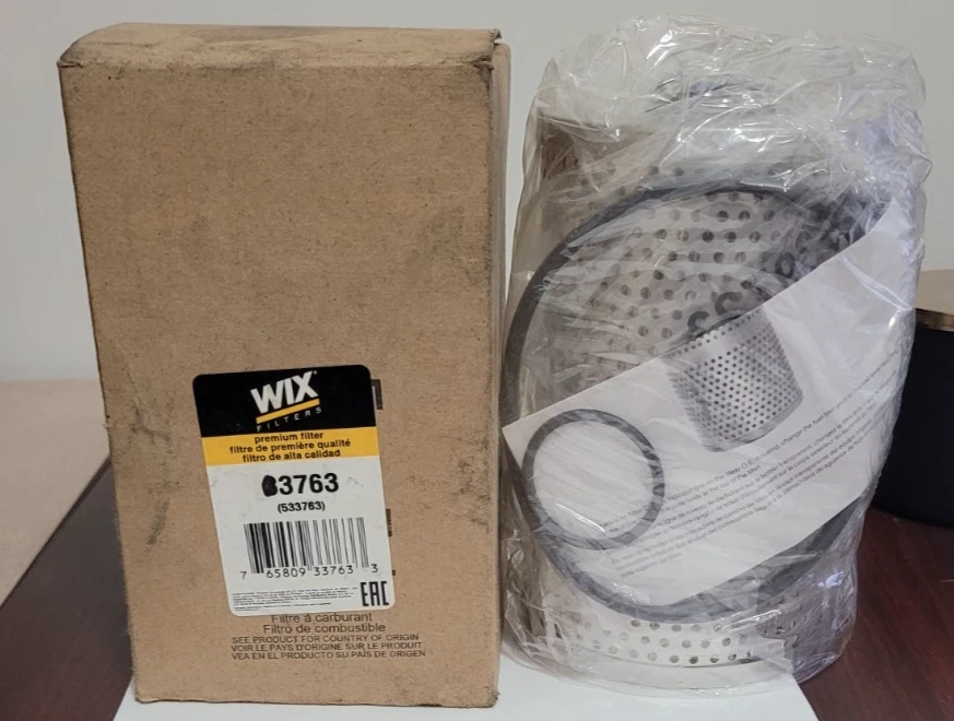 Filtro de combustible - DIESEL Wix 33763 Cummins, Freightliner, Hitachi, IHC Navistar, etc. Foto 1 de 1