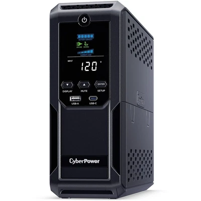 CyberPower CP1500AVRLCD3 Intelligent LCD UPS System, 1500VA NEW, Black  - Image 1 of 2