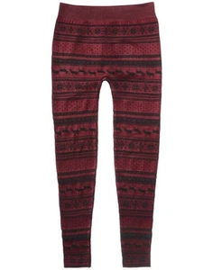 Pink Republic Girls Burgundy Nordic Leggings - Pajamas PLF7K20177M, Medium - Picture 1 of 1