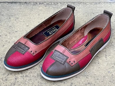 Bally Vintage Patchwork Puzzle Pumps Italian Leather Slip On Size UK 4 EU 37 - Image 1 of 4