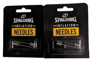 SPALDING 2-Pack Inflation Needles 2021 Version NEW Sealed - Picture 1 of 4