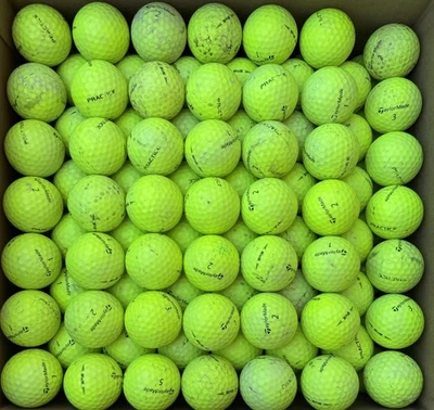 300 Pelotas de Golf Taylor Made TP5 Usadas Rango de Práctica Hit Away Bolsa Peluda Grado D Foto 1 de 3