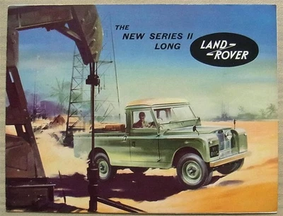 LAND ROVER Series II Long 4x4 Sales Brochure c1958 Ref 553 - Image 1 of 3