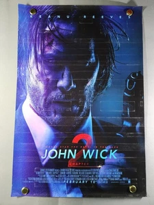 Póster original de la película John Wick 2 doble cara 27x40 DS teatral una hoja fuera de stock - Imagen 1 de 18