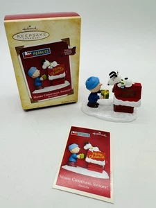 New Hallmark Ornament: 2004 Merry Christmas, Snoopy! QXI4081 Peanuts Charlie - Picture 1 of 8