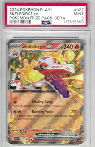 POKEMON SKELEDIRGE ex #037 PACK DE PREMIOS SERIE 4 HOLO PSA 9 COMO NUEVO NUEVO - Imagen 1 de 2