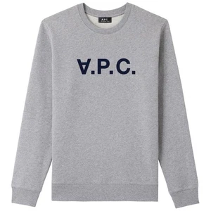 A.P.C. V.P.C. Crew Neck Sweatshirt Gray L Cotton Beams Japan JAPAN - Picture 1 of 5