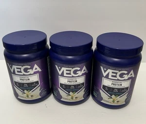 3 Pack Vega PLant Based 25g Protein Creamy Vanilla Flavored Drink Mix Exp 10/26 - Picture 1 of 3