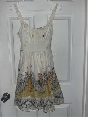 Twenty One Babydoll Dress White Floral, Size Small - Image 1 of 4