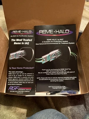 Sistema purificador de aire en conducto L RGF Reme Halo (24 voltios) ionizador IAQ purificador de aire Foto 1 de 3