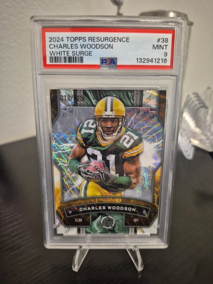 2024 Topps Resurgence - Charles Woodson #38 White Surge Refractor/125 Low Pop Foto 1 de 2