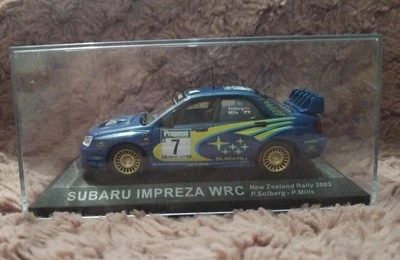 1:43 Subaru Impreza WRC Rally de Nueva Zelanda 2003 Petter Solberg Phil Mills Foto 1 de 4