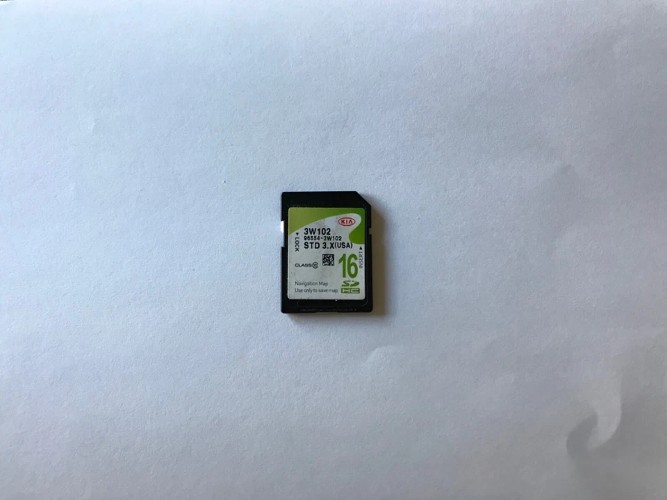 2014 2015 sportage Navigation SD CARD MAP DATA MEMORY Part 96554-3W102 USA map - Image 1 of 1