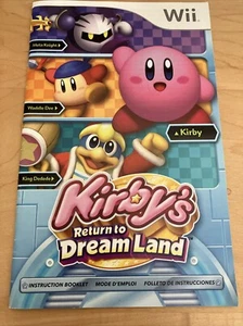 Kirby's Return to Dream Land MANUAL ONLY NO GAME - Bild 1 von 1