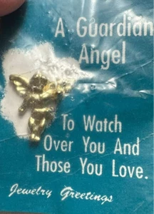 Guardian Angel JEWLRY GREETINGS NOSWT Vintage Tack Pin T-6300 - Picture 1 of 1