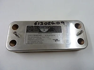 ARISTON ECOCOMBI 27 DHW PLATE HEAT EXCHANGER 61302409 NEW - Picture 1 of 1
