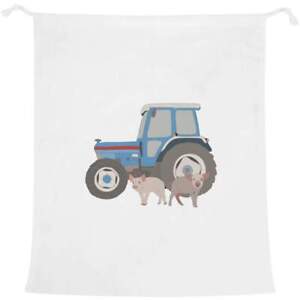 'Tractor & Piglets' Laundry / Washing / Storage Bag (LB00016779)