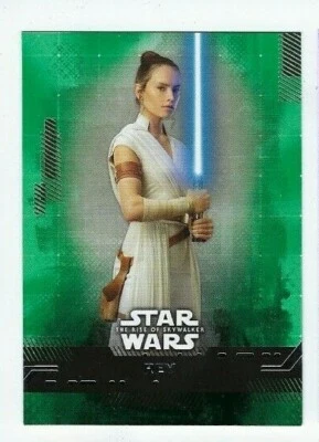2019 Star Wars Rise of Skywalker complete GREEN parallel set 1-99 + 18 inserts - Image 1 of 3