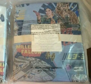 Pottery Barn Disney Star wars Space Duvet Solo Grogu school droid planet boy - Picture 1 of 5