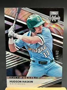 Hudson Haskin 2020 Panini Elite Extra Edition Prime Numbers /62 Orioles #39 - Picture 1 of 2