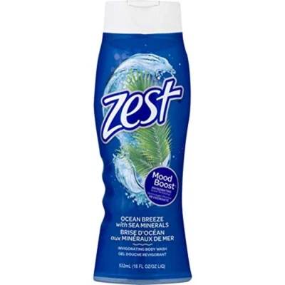 Zest Body Wash, Ocean Breeze, 18 жидк. унций - упаковка может отличаться - Изображение 1 из 4