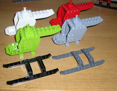 Lego Hubschrauber Körper mit / ohne Top Pin 1892 Kufen 30248  Farbauswahl  ( L8 - Bild 1 von 2