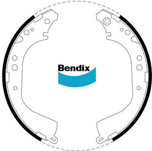 Brake Shoe Set Rear Bendix BS1414 For Toyota Landcruiser