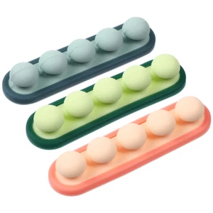 3 Pcs Fastener Wire Tidy Clips Self-adhesive Cable Clamps Organiser Desk Holder - Afbeelding 1 van 11