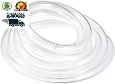 Industrial Grade Plastic PVC Vinyl Tubing, 1/4" ID X 5/16" OD Clear Tube BPA Fre