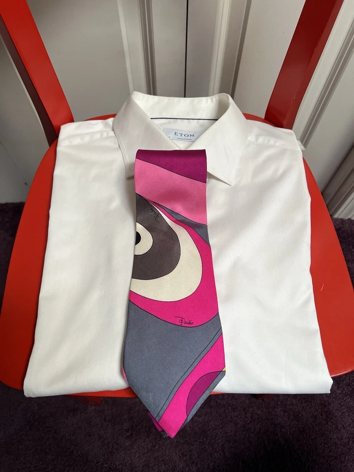 Corbata bufanda EMILLO PUCCI (de colección) Hermés  Foto 1 de 4