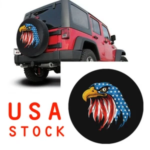 215/70R16 Spare Tire Cover 15" Waterproof & Non-scratch Lining Eagle for RAV4 - Picture 1 of 12