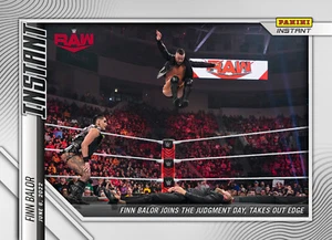 2022 PANINI WWE #32 - FINN BALOR - SE UNE AL JUICIO DÍA TAKES OUT EDGE - #1/114 - Imagen 1 de 2